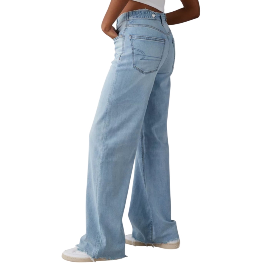 American Eagle Outfitters Light Blue Flare Jeans